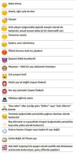 Emoji ve Anlamları – 2024